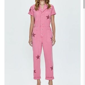 Pistola Denim GROVER SHORT SLEEVE FIELD SUIT - ROYAL FLAMINGO size XS

NWT!